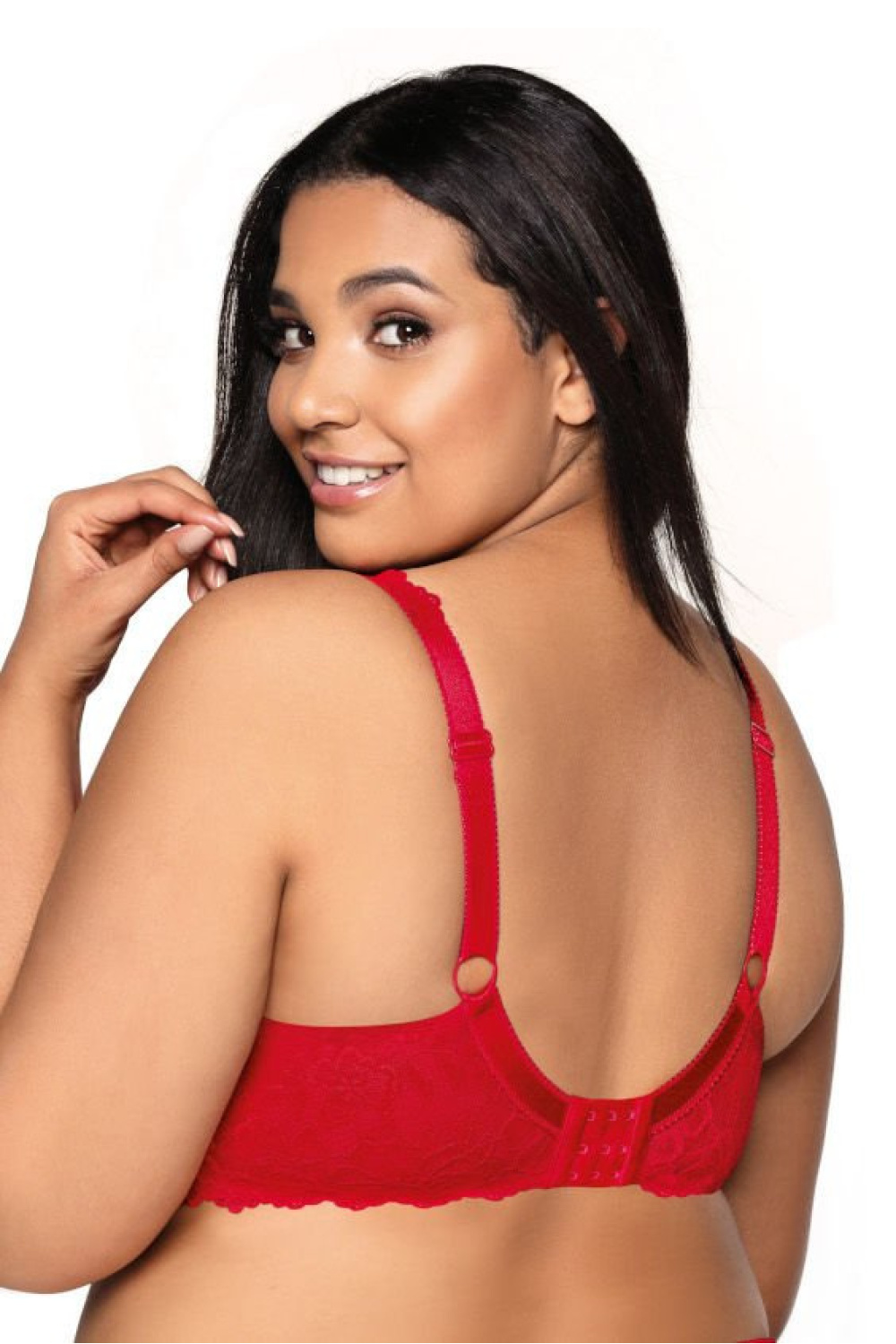 Biustonosz push up Biustonosz Usztywniany Model Carmela Big M-053/22 Red - Mat - obrazek 3
