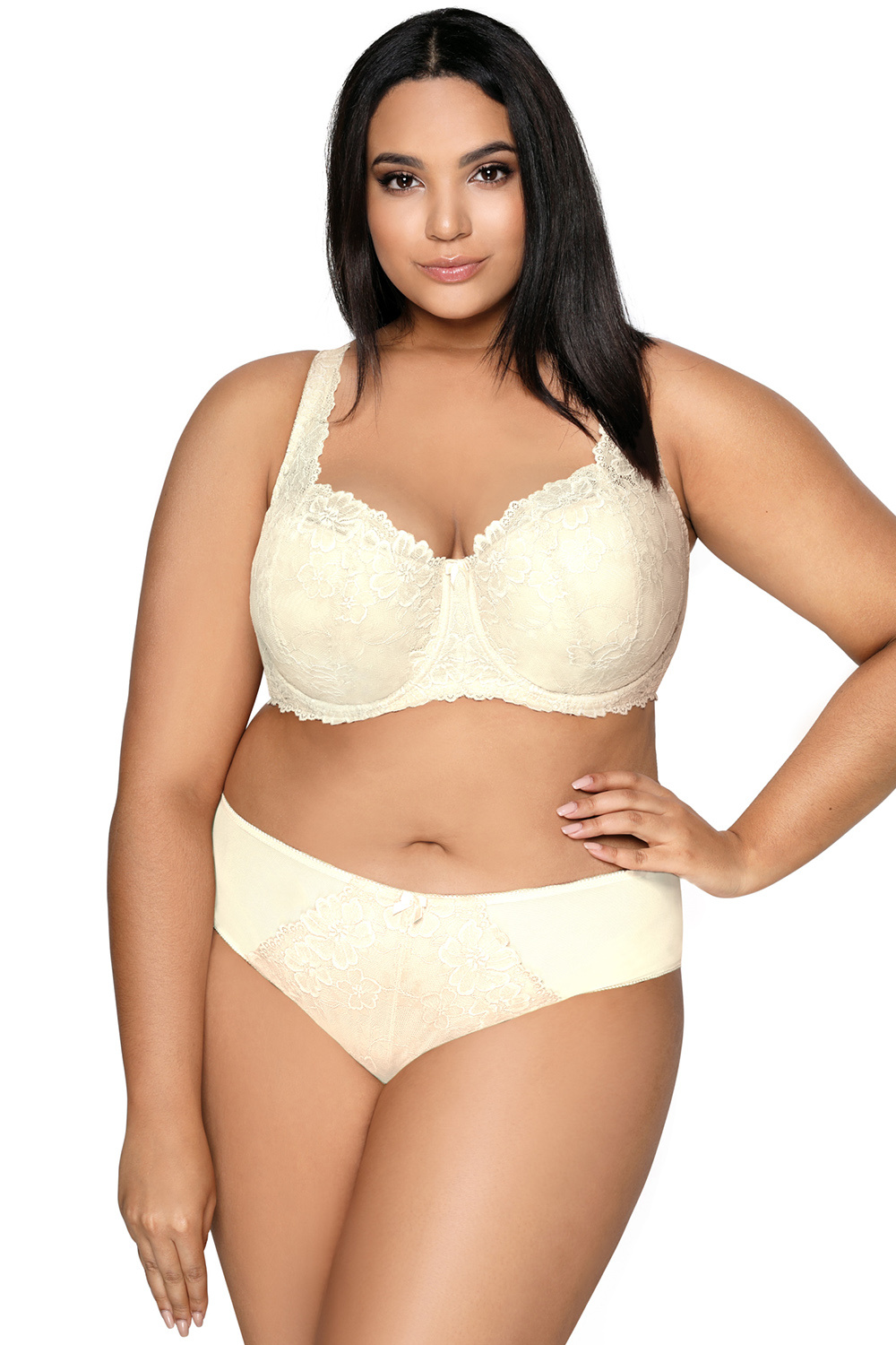 Figi Model Carmela F-053/51/1 Cream - Mat - obrazek 2