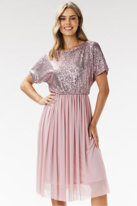 Sukienka Model A689 Pink - awama