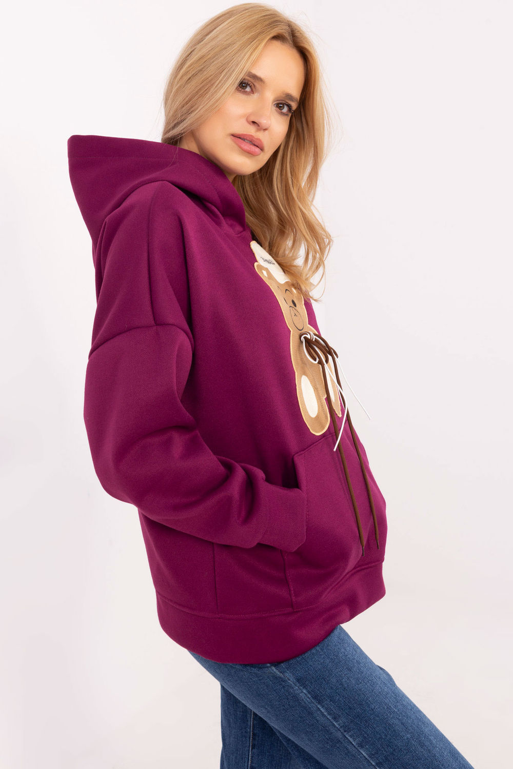 Bluza Damska Model DHJ-BL-A8695.65P Violet - Italy Moda - obrazek 2