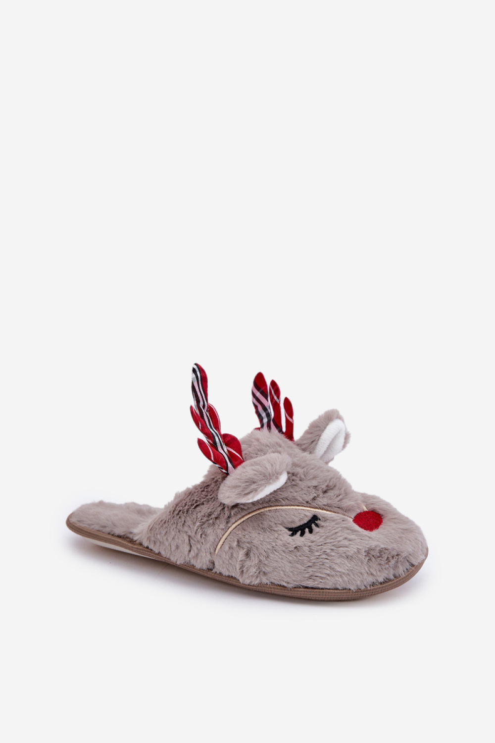 Kapcie Model Sylaia YL-101 Dark Beige - Step in style - obrazek 2