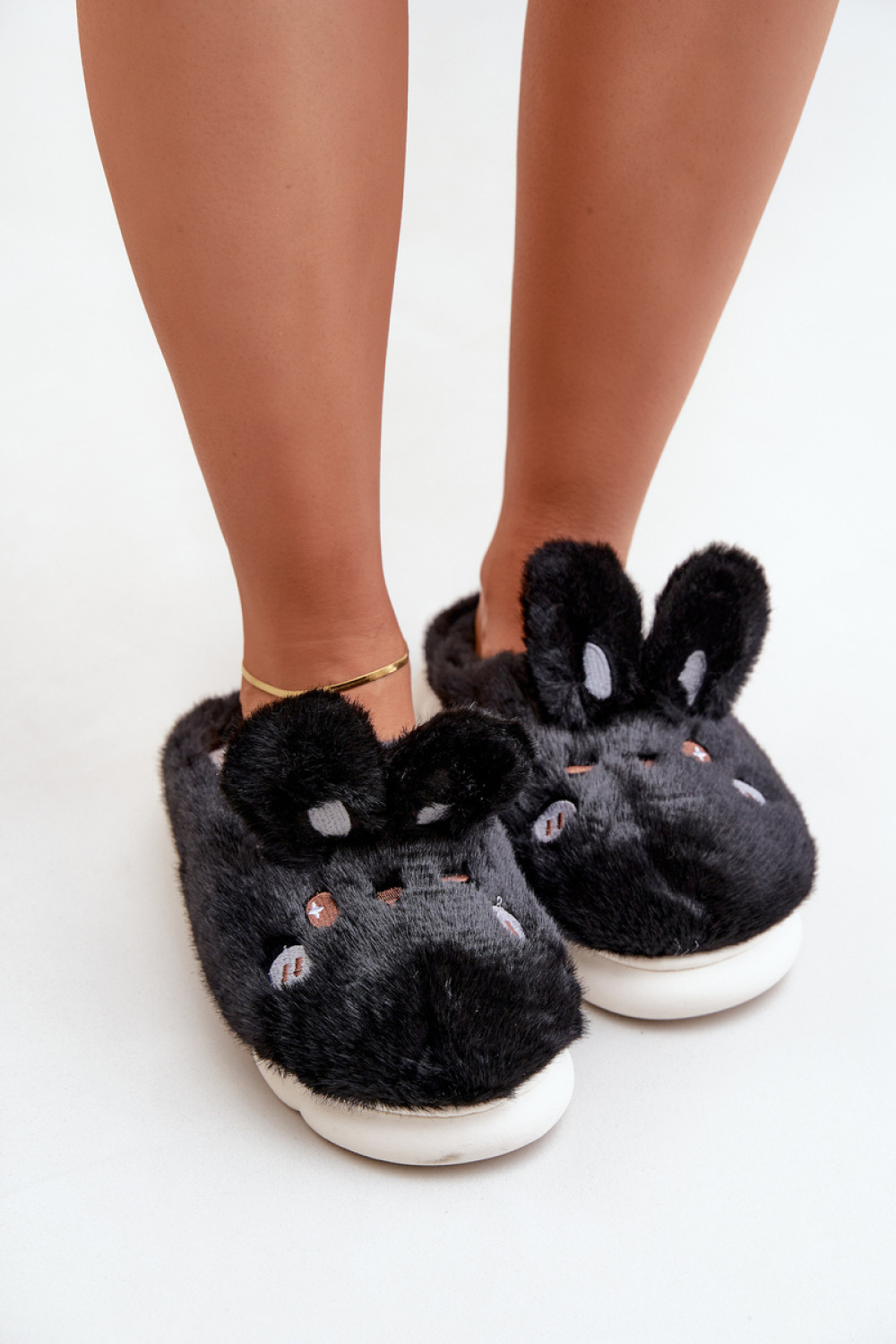 Kapcie Model Natasha FA-196 Black - Step in style - obrazek 3