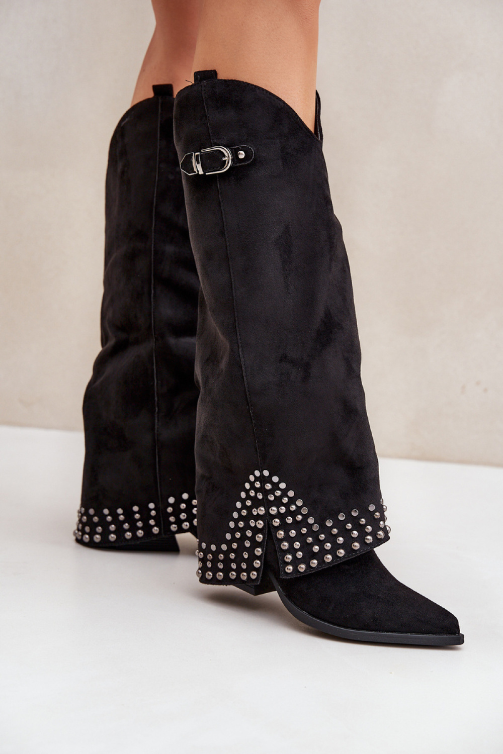Kozaki Model Iveliri LQ-135 Black - Step in style - obrazek 3