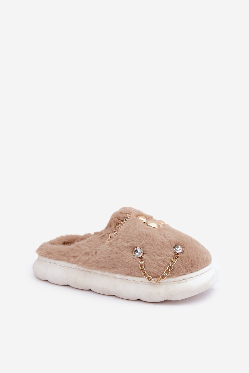 Kapcie Model Ivelfedi BG186P Dark Beige - Step in style - obrazek 2
