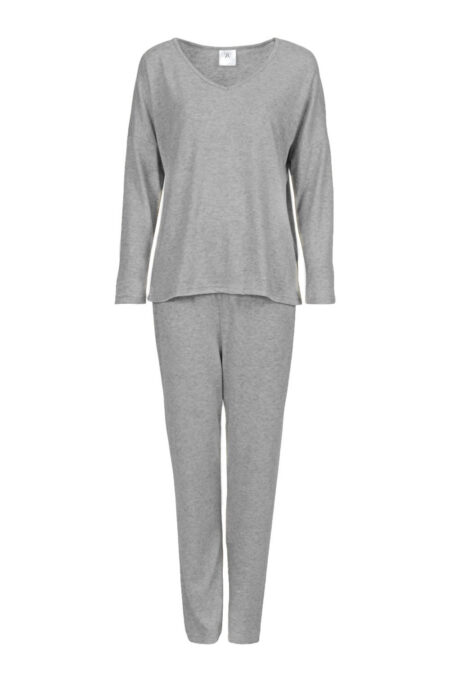 Piżama Komplet Model Comfort Zone 213205 Grey - Momenti Per Me