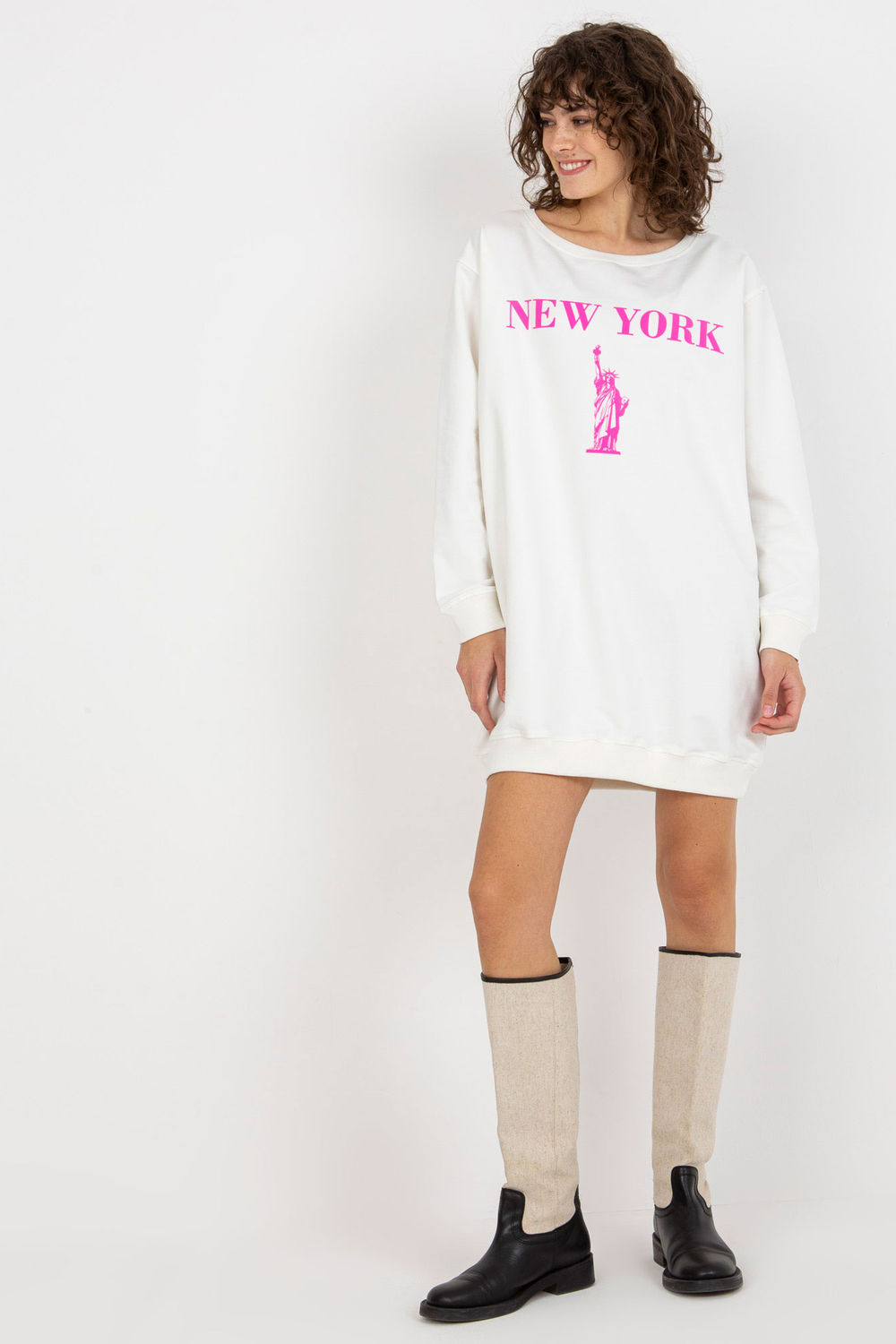 Bluza Damska Model VI-BL-3212.15X White/Pink - Factory Price - obrazek 2