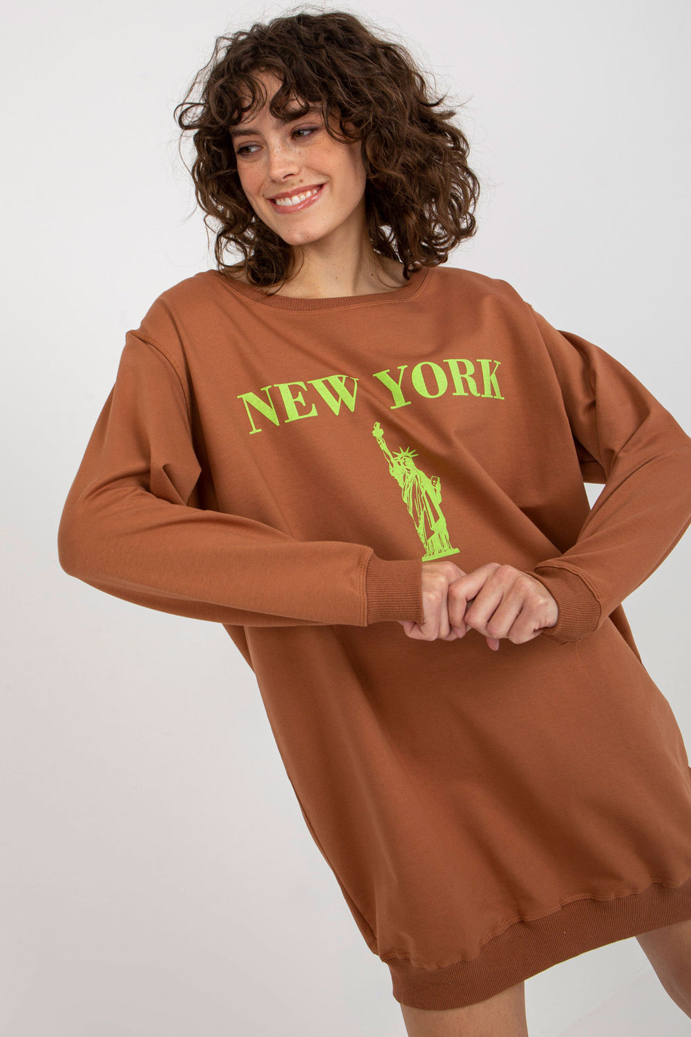 Bluza Damska Model VI-BL-3212.15X Brown/Green - Factory Price - obrazek 4
