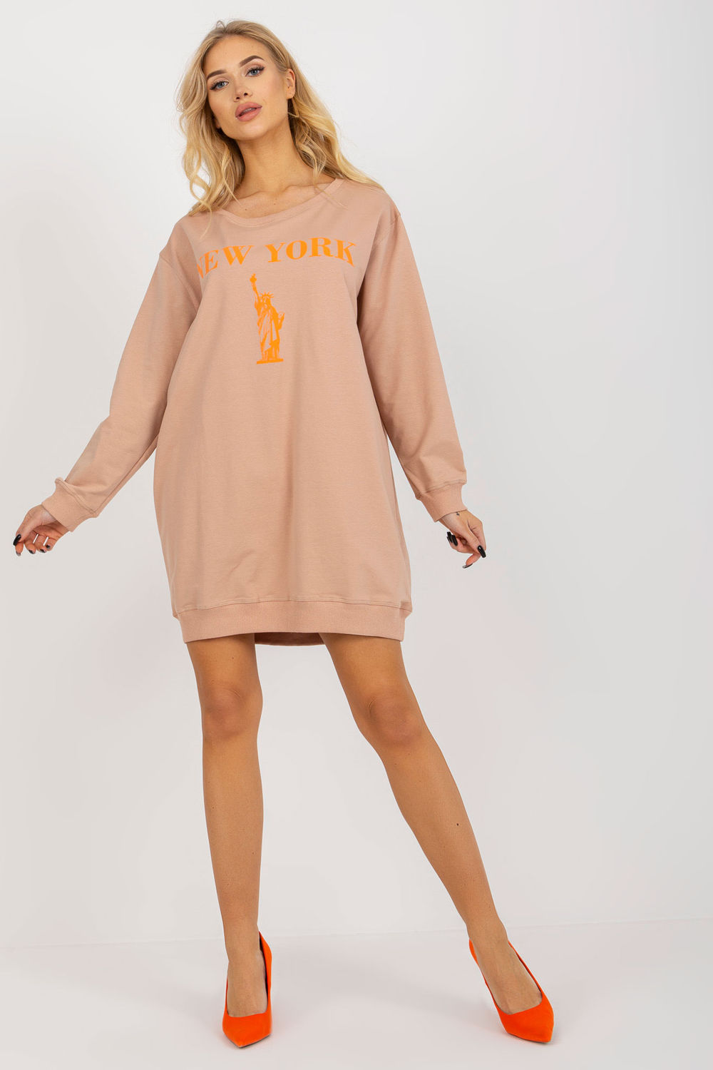 Bluza Damska Model VI-BL-3212.15X Beige - Factory Price - obrazek 2