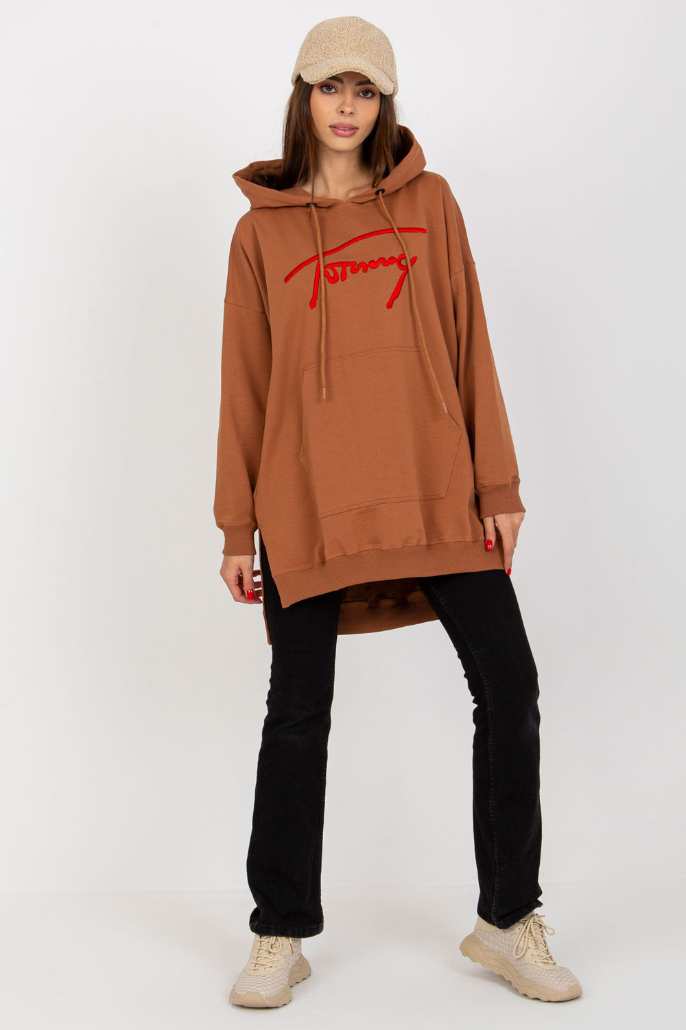 Bluza Damska Model VI-BL-335.25X Light Brown - Factory Price - obrazek 2