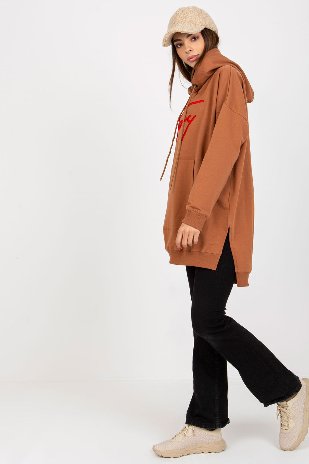Bluza Damska Model VI-BL-335.25X Light Brown - Factory Price - obrazek 3