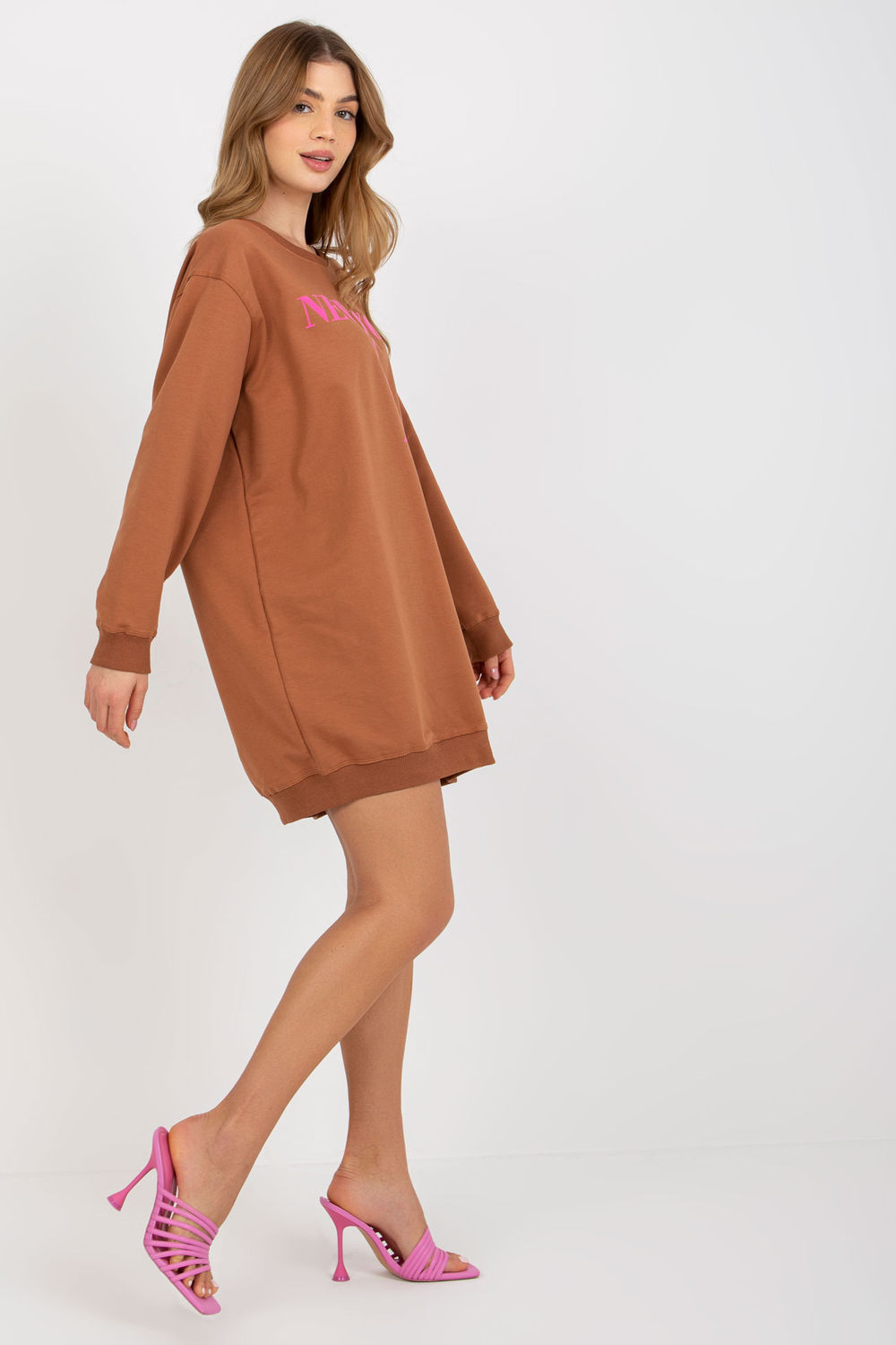 Bluza Damska Model VI-BL-3212.15X Light Brown - Factory Price - obrazek 2