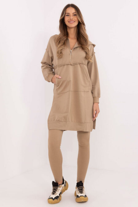 Spodnie Komplet Model EM-KMPL-853.34 Dark Beige - Factory Price
