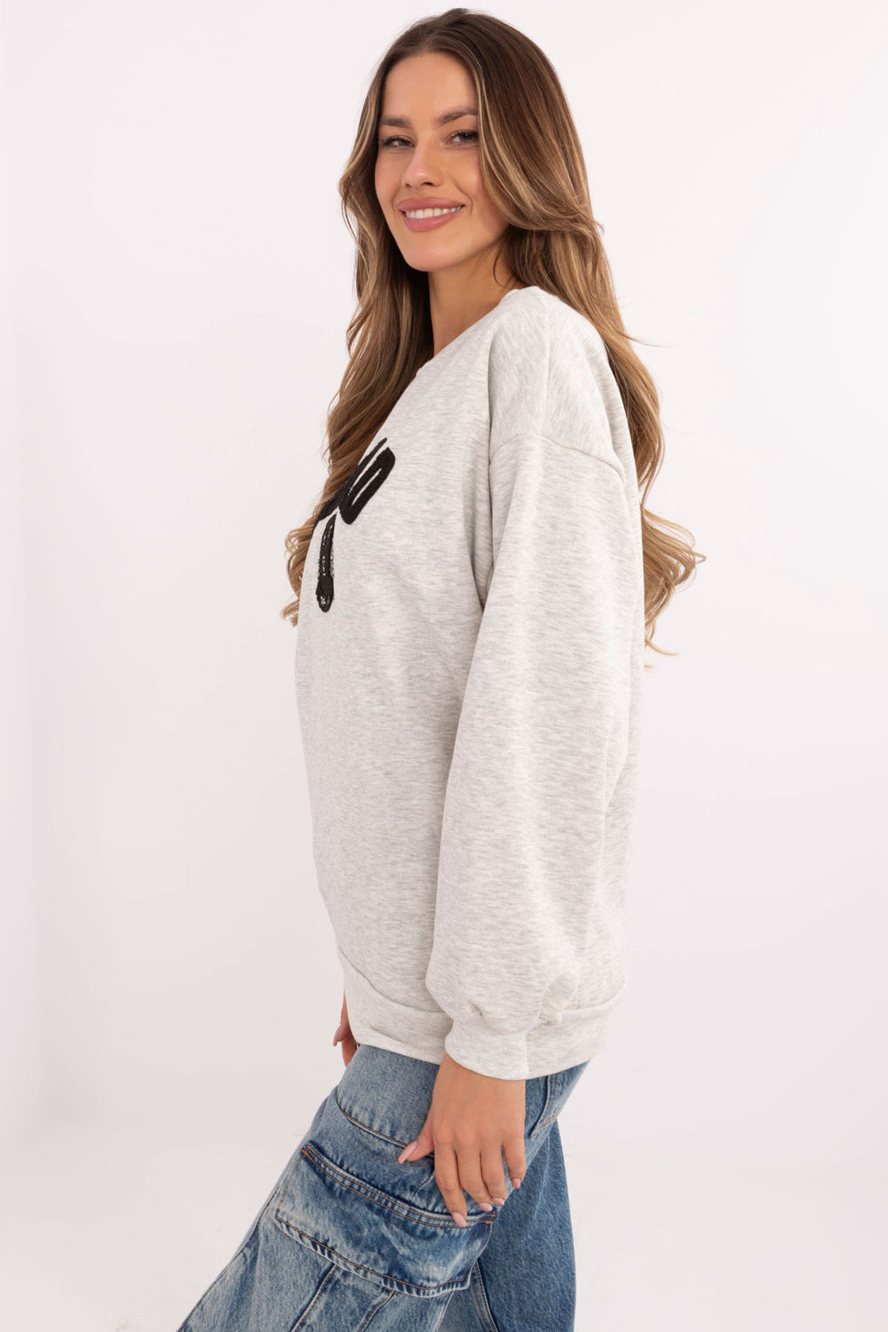 Bluza Damska Model EM-BL-617-16.01X Light Grey - Factory Price - obrazek 2