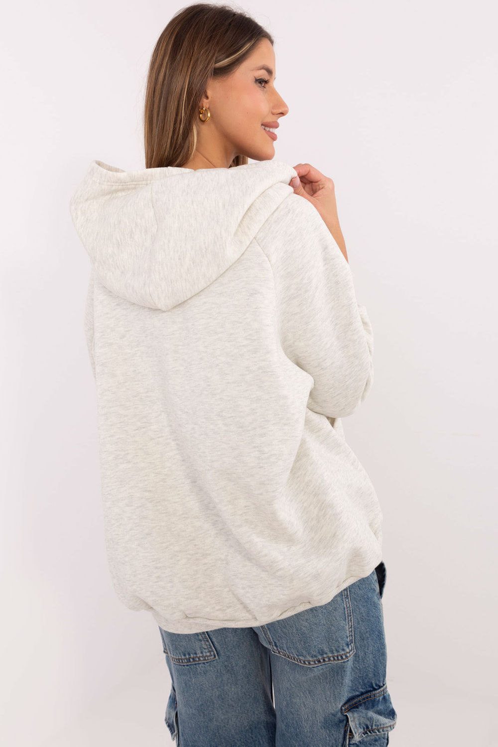 Bluza Damska Model EM-BL-881.16 Light Grey - Factory Price - obrazek 3