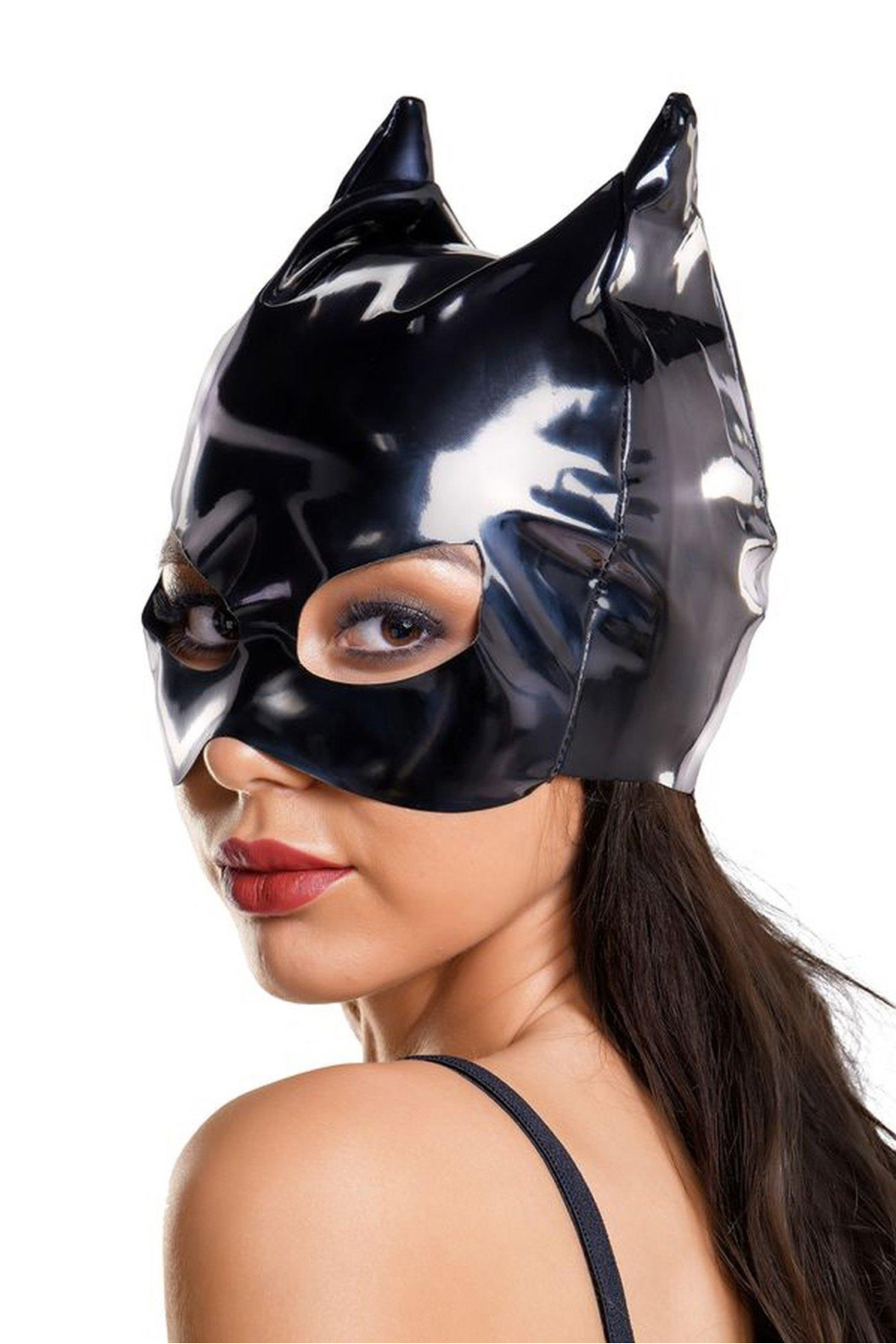 Maska Model Ann Black - Glossy - obrazek 2