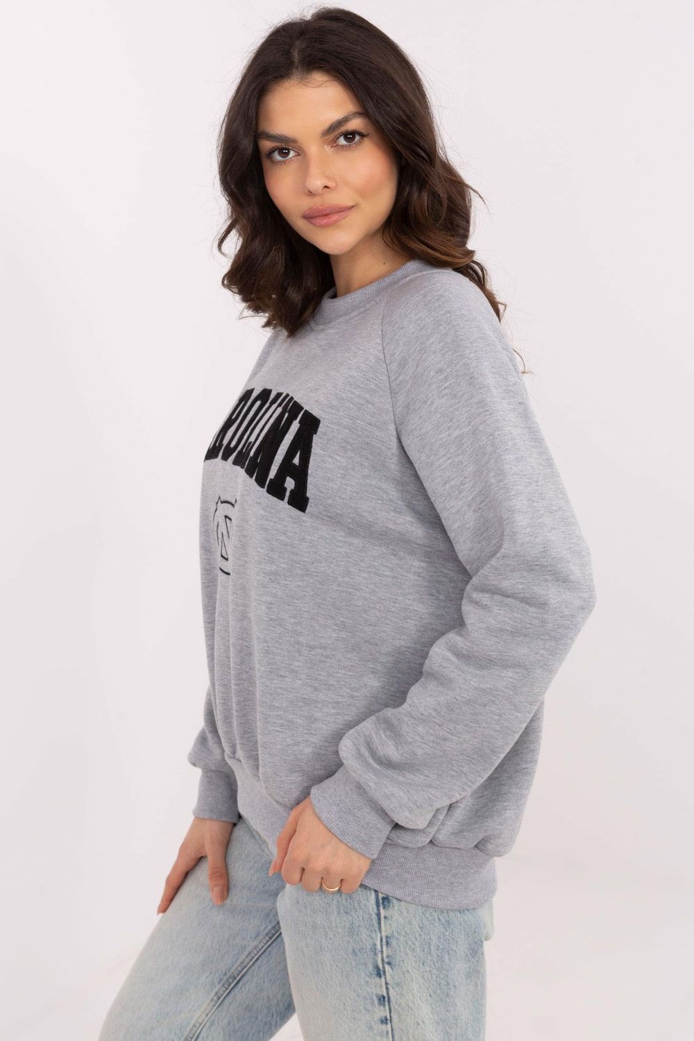 Bluza Damska Model EM-BL-857-1.02X Grey - Factory Price - obrazek 2