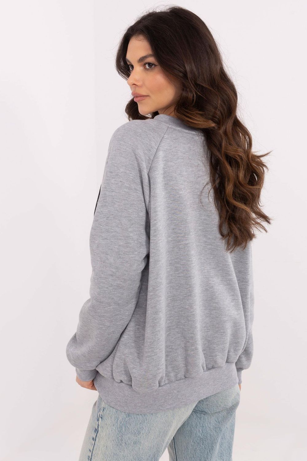 Bluza Damska Model EM-BL-857-1.02X Grey - Factory Price - obrazek 3