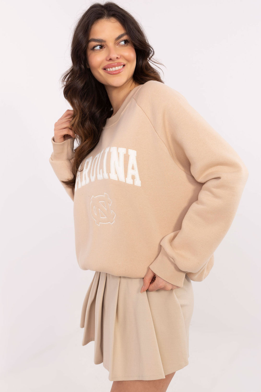 Bluza Damska Model EM-BL-857-1.02X Beige - Factory Price - obrazek 2