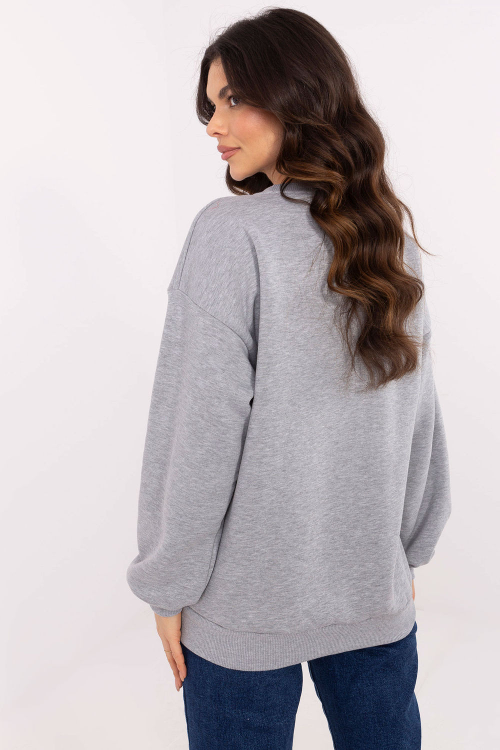 Bluza Damska Model EM-BL-617-15.51P Light Grey - Factory Price - obrazek 3