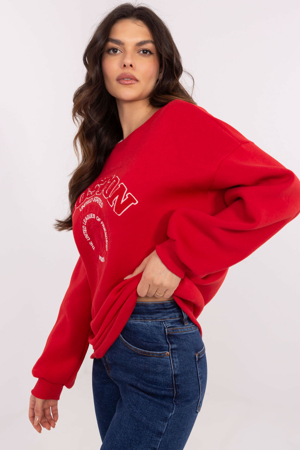 Bluza Damska Model EM-BL-617-15.55P Red - Factory Price - obrazek 2