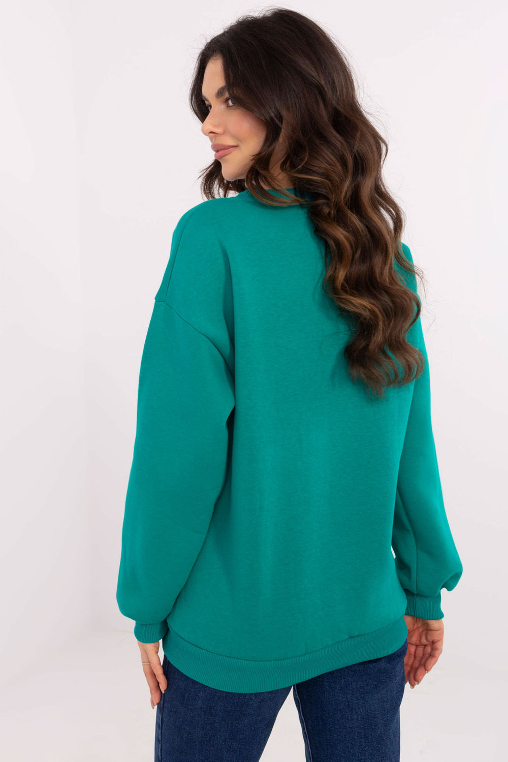 Bluza Damska Model EM-BL-617-15.51P Turkus - Factory Price - obrazek 3