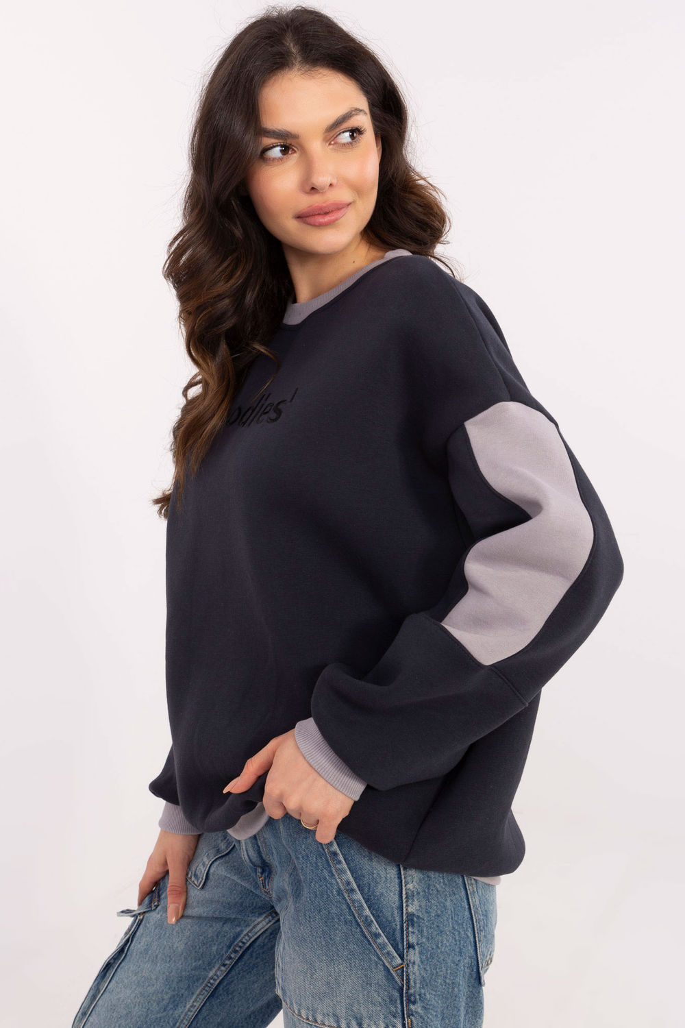 Bluza Damska Model EM-BL-983.10X Navy - Factory Price - obrazek 2