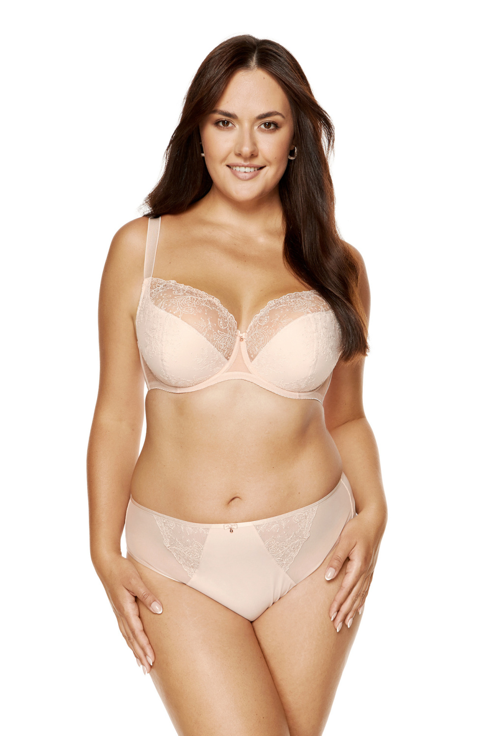 Biustonosz Soft Biustonosz Semi-Soft Model Charme B3 Powder Pink - Gorteks - obrazek 2