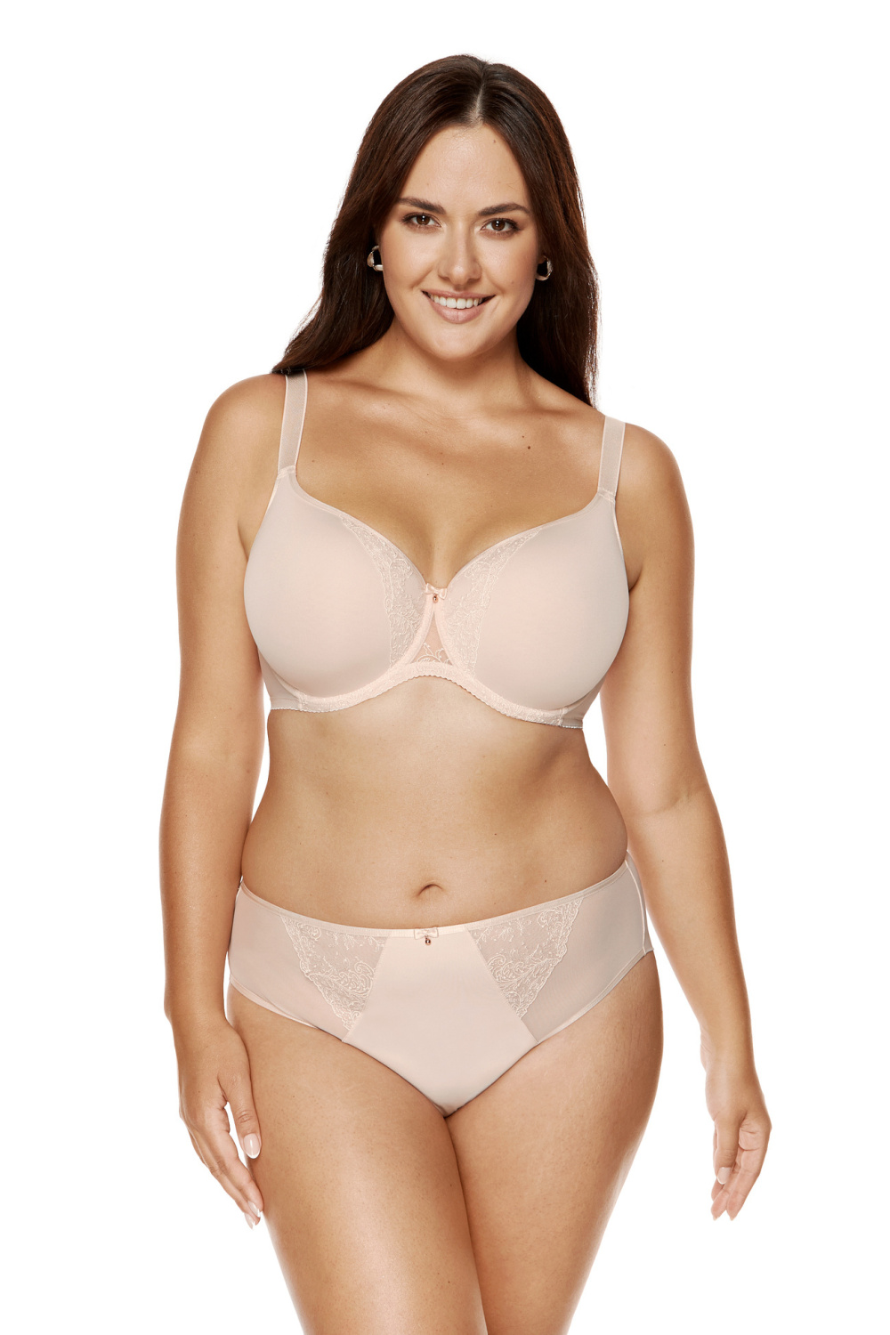 Biustonosz push up Biustonosz Usztywniany Model Charme B5 Powder Pink - Gorteks - obrazek 2