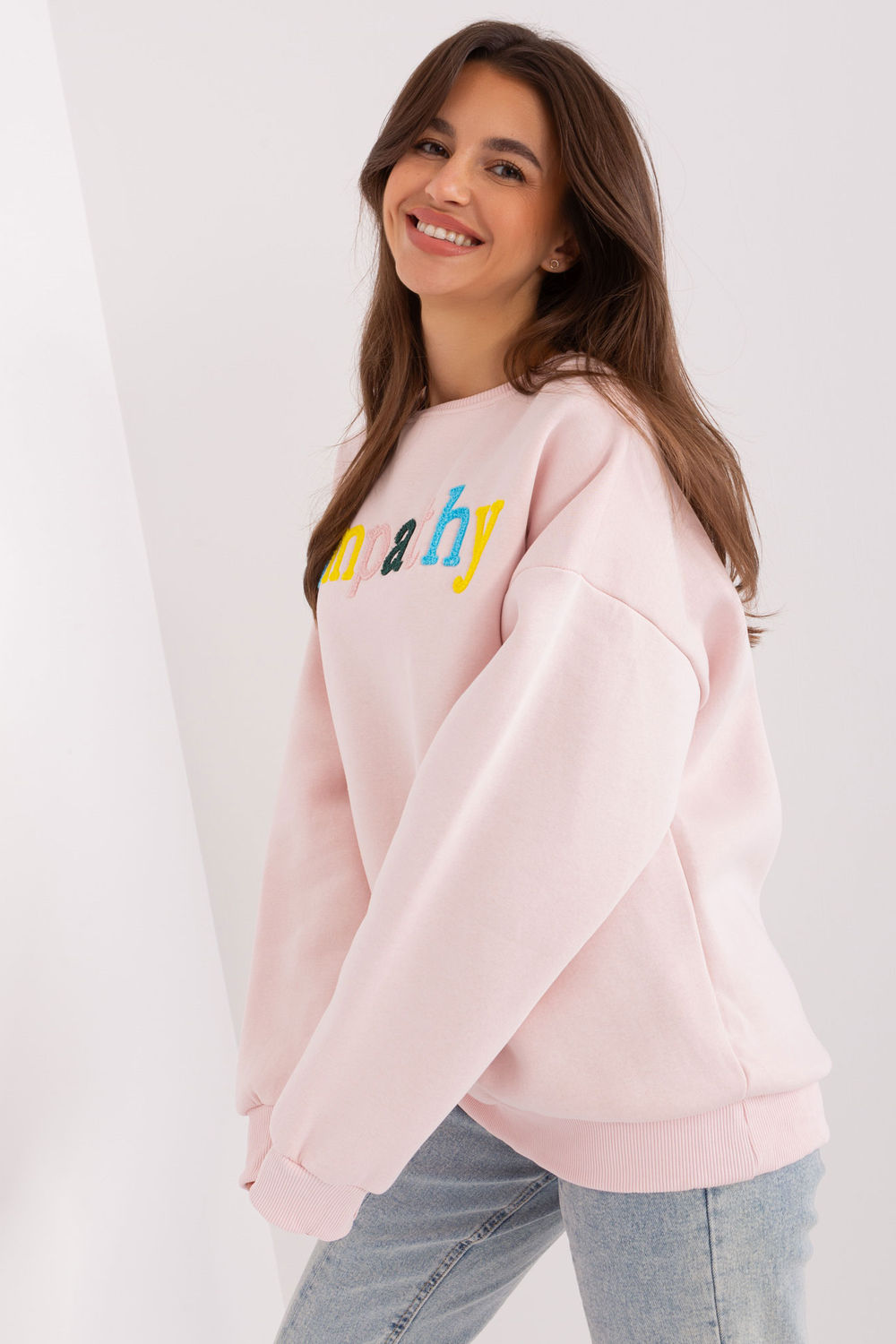 Bluza Damska Model EM-BL-617-12.04 Light Pink - Factory Price - obrazek 3