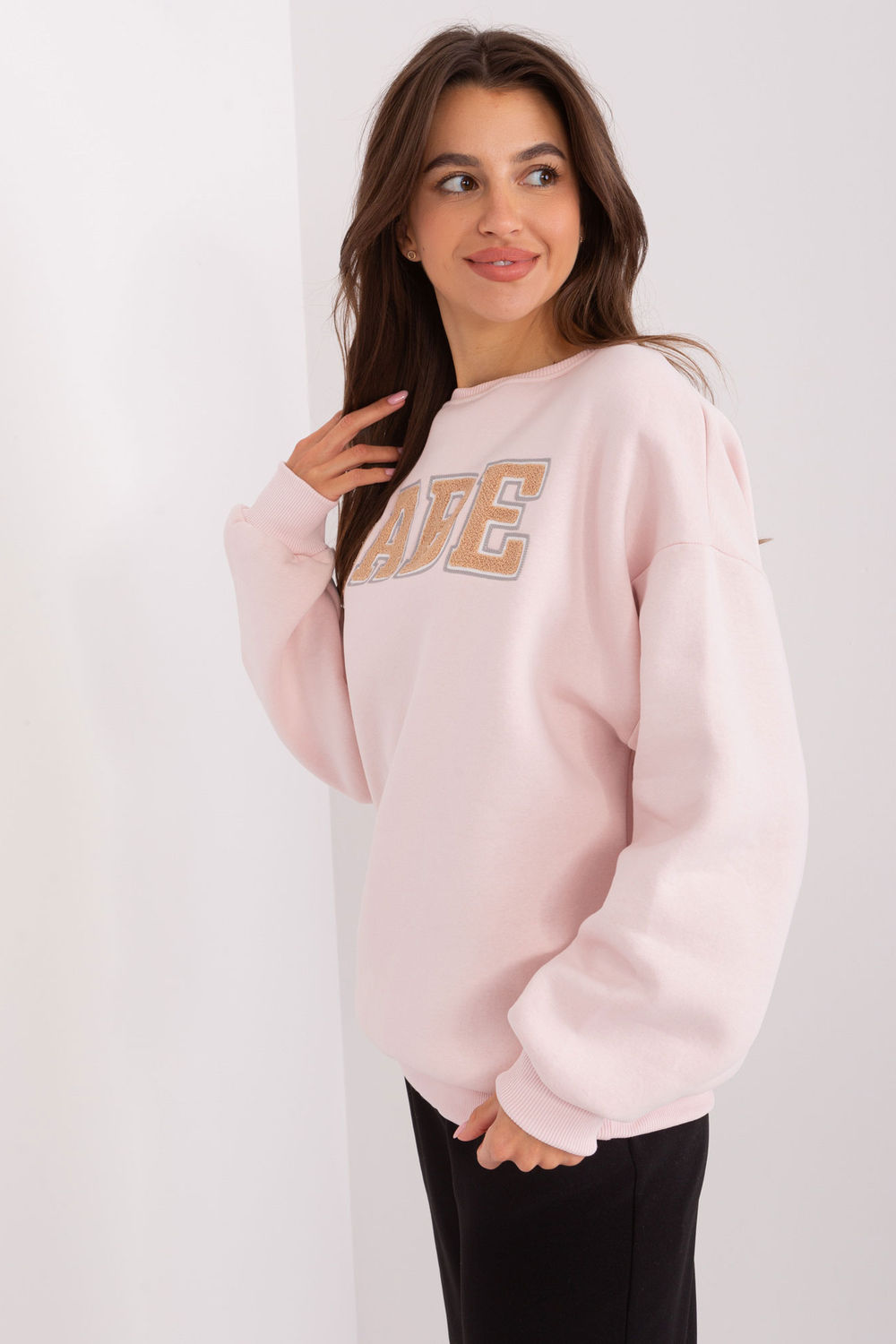 Bluza Damska Model EM-BL-617-11.32 Light Pink - Factory Price - obrazek 3