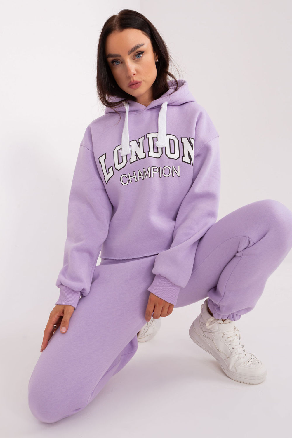 Spodnie Komplet Model EM-KMPL-720.01 Light Violet - Ex Moda - obrazek 2