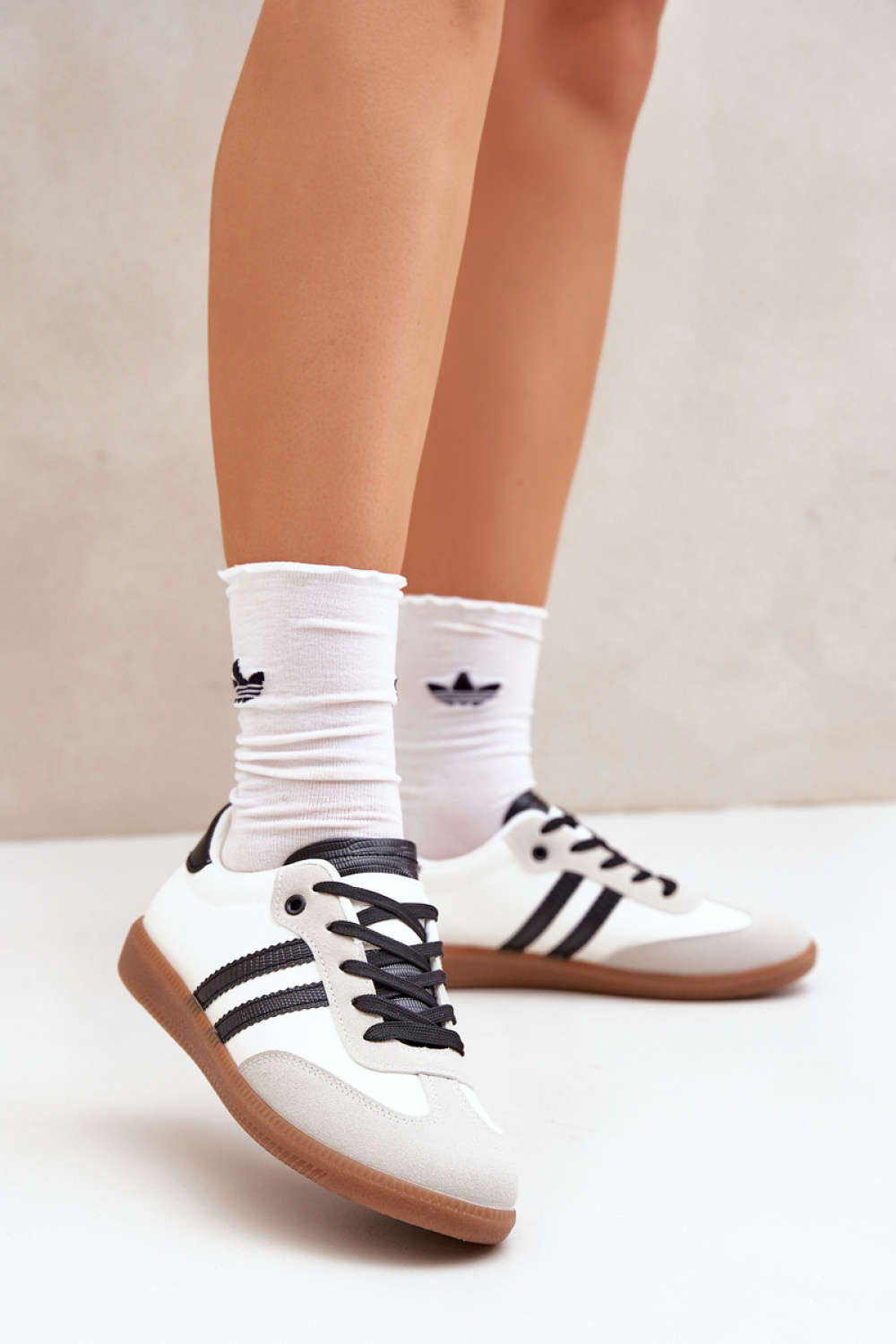 Trampki Model Loredis 24SP26-7364 White/Black - Step in style - obrazek 3
