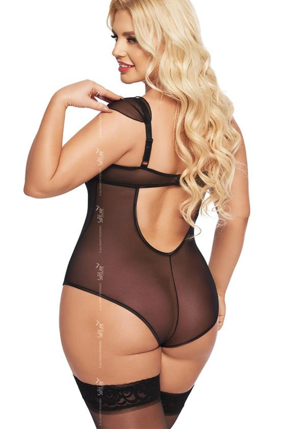 Body Model Dora Black - SoftLine Collection - obrazek 2