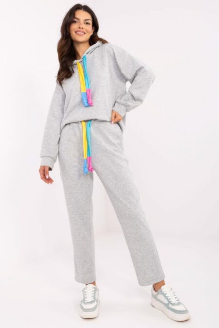 Spodnie Komplet Model DHJ-KMPL-20335.44 Grey - Italy Moda
