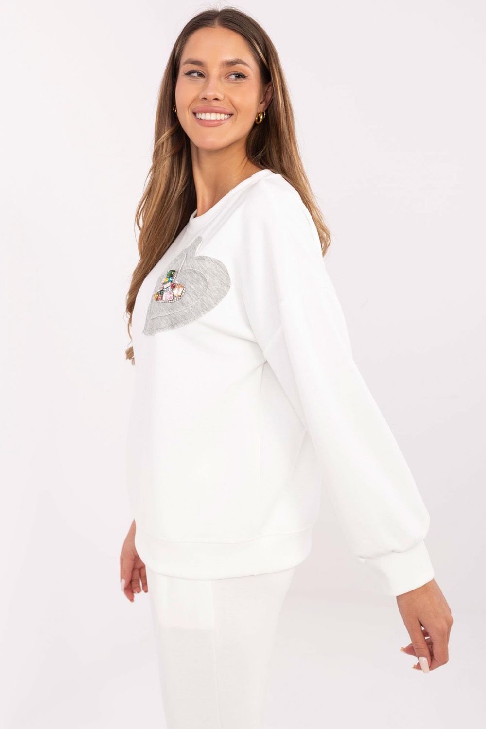 Bluza Damska Model DHJ-BL-20322.72 Ecru - Italy Moda - obrazek 2