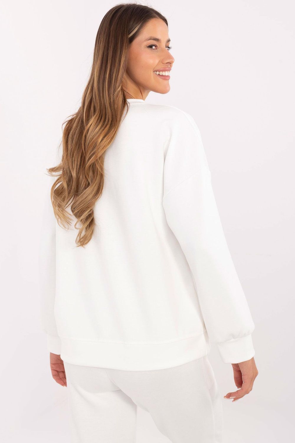 Bluza Damska Model DHJ-BL-20322.72 Ecru - Italy Moda - obrazek 3