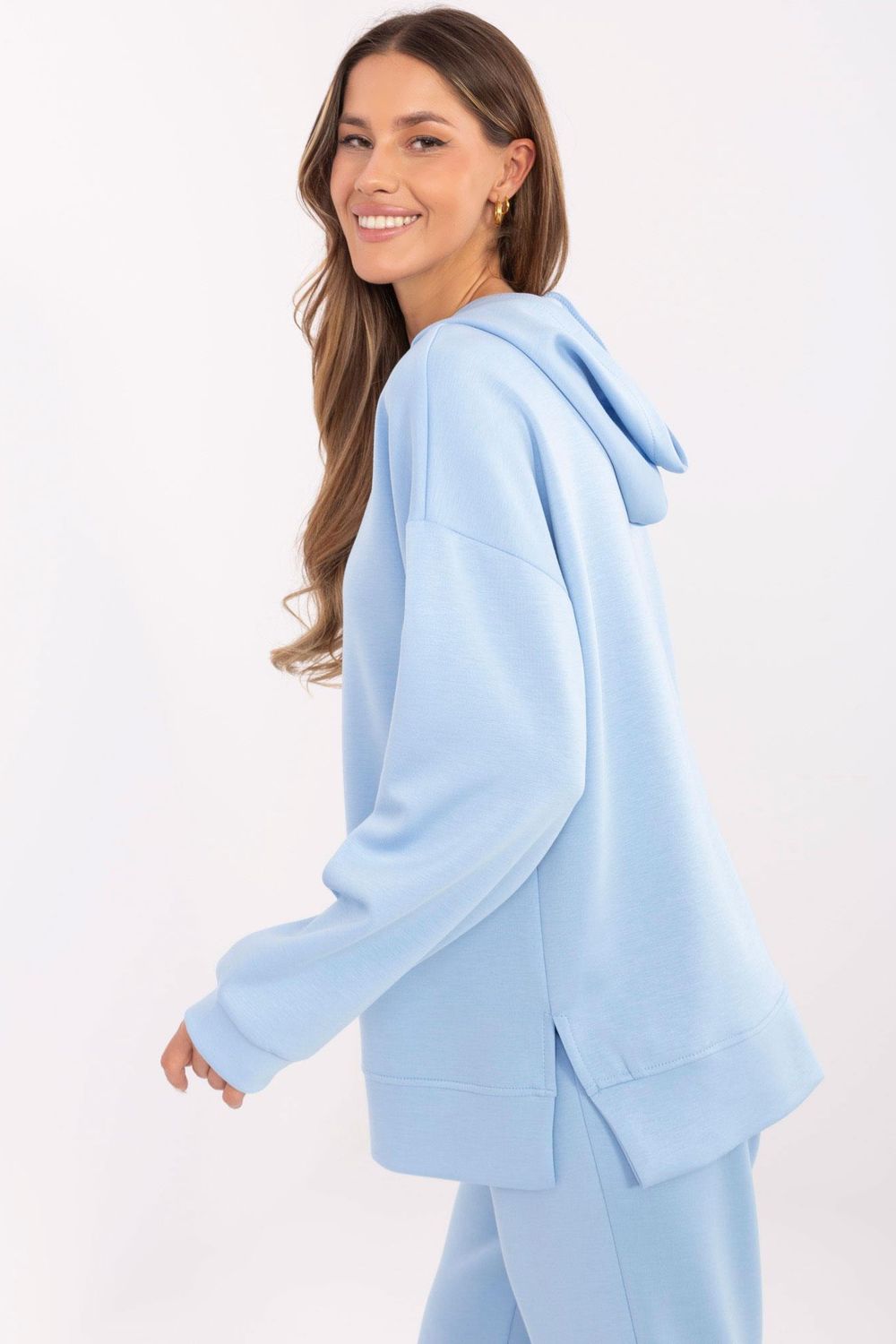 Bluza Damska Model DHJ-BL-20510.68 Light Blue - Italy Moda - obrazek 2