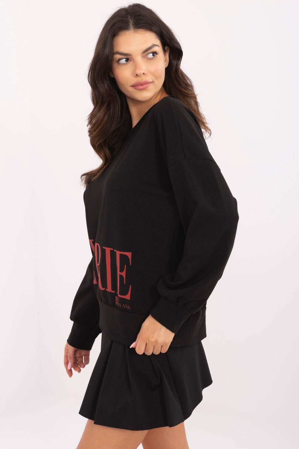 Bluza Damska Model MI-BZ-M741.24 Black - Italy Moda - obrazek 3