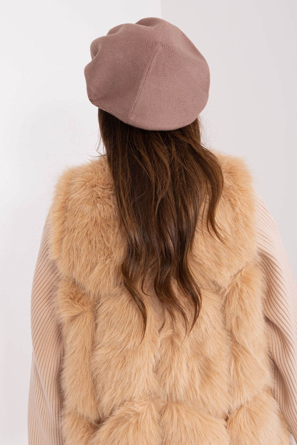 Beret Model AT-CZ-231605.21P Brown - AT - obrazek 3