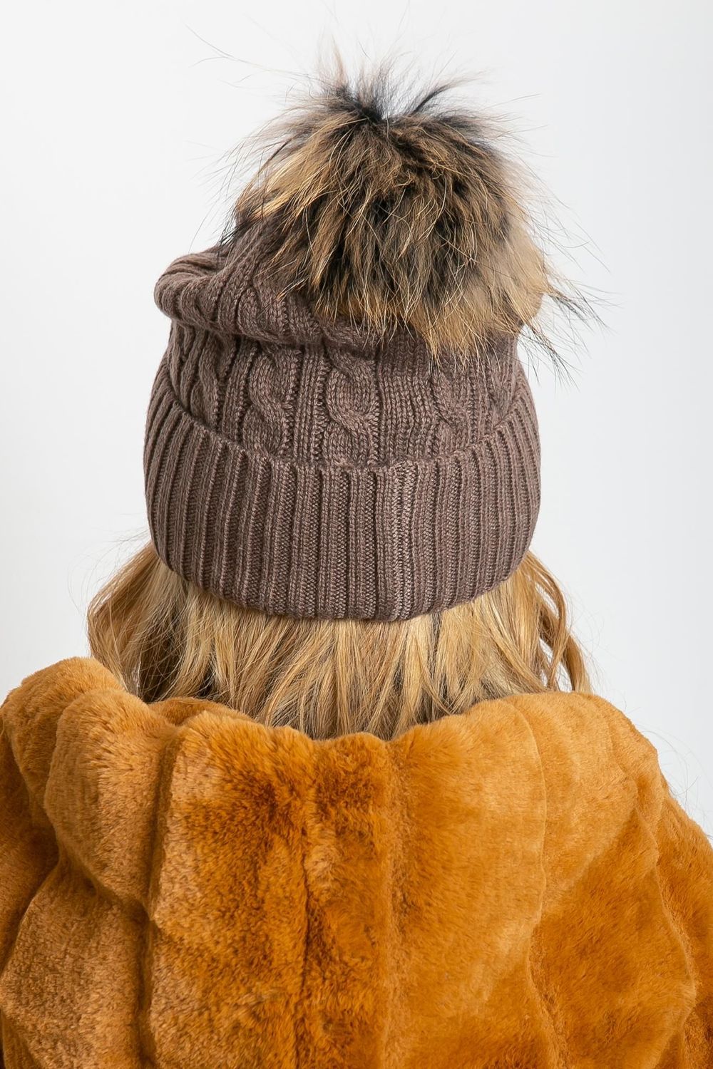 Czapka Model AT-CZ-173501.44 Light Brown - AT - obrazek 3