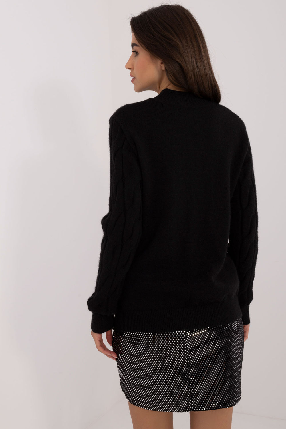 Sweter Damski Model AT-SW-2235.00P Black - AT - obrazek 3