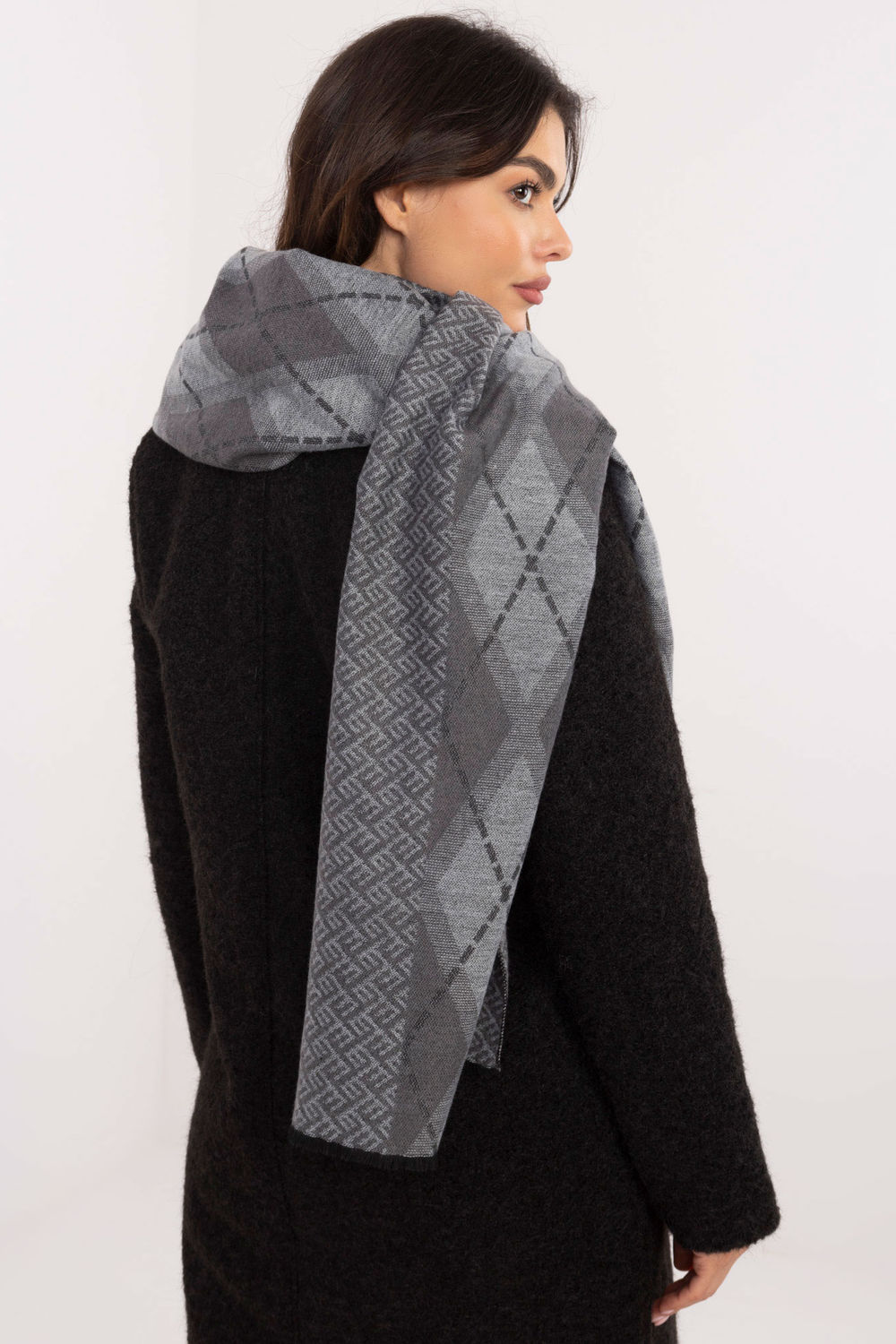 Chusta Model AT-CH-12301.82P Dark Grey - AT - obrazek 3