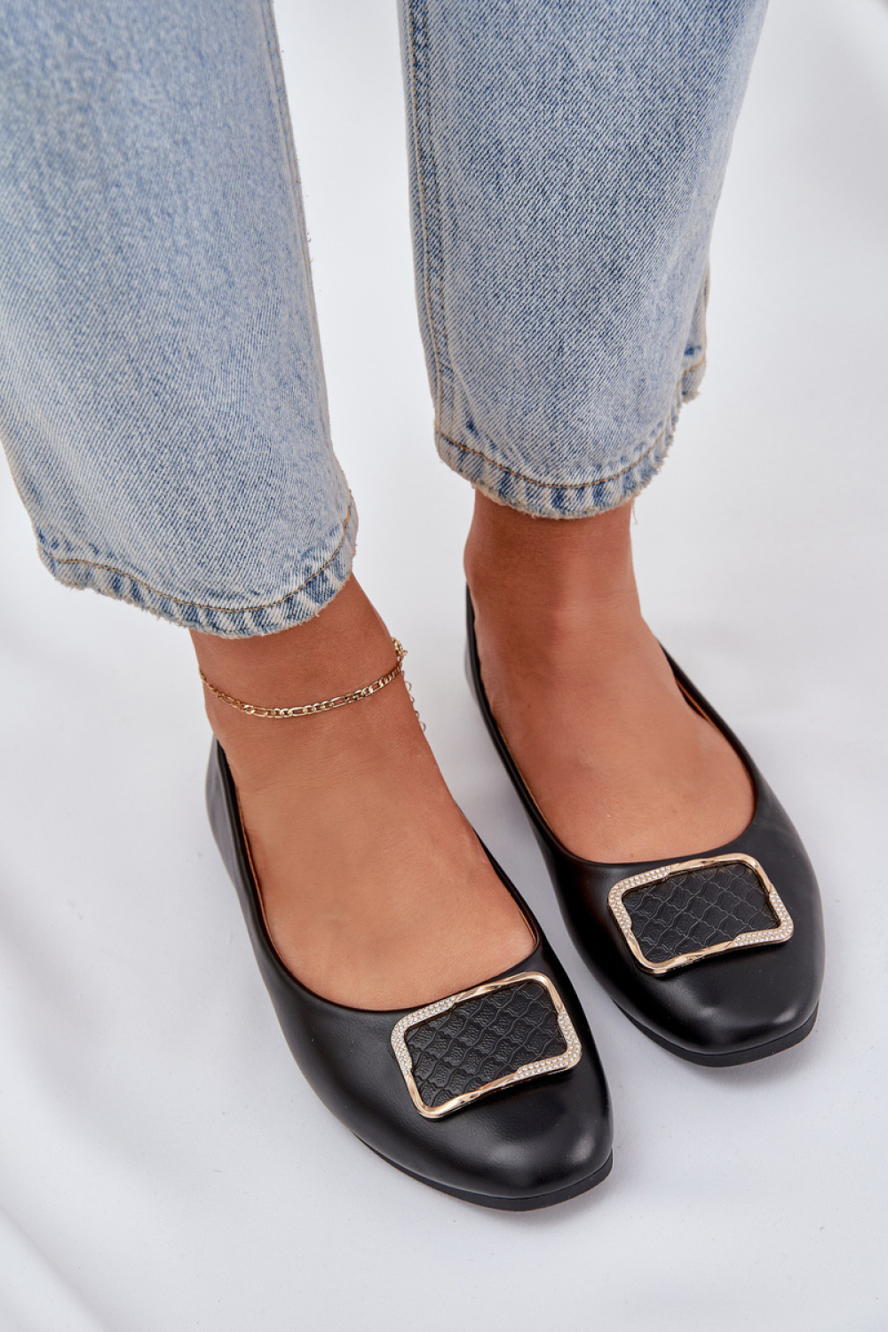 Baleriny Model Tulnelia ZA62P Black - Step in style - obrazek 3