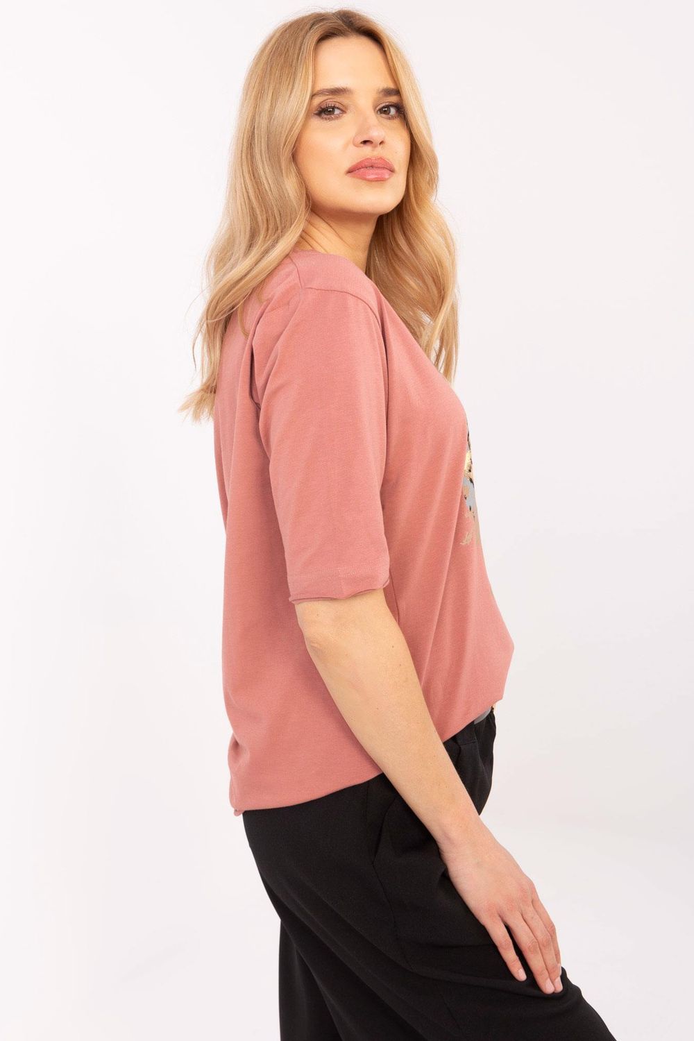Bluzka Model CLM-BZ-0119.36 Dark Pink - Factory Price - obrazek 2