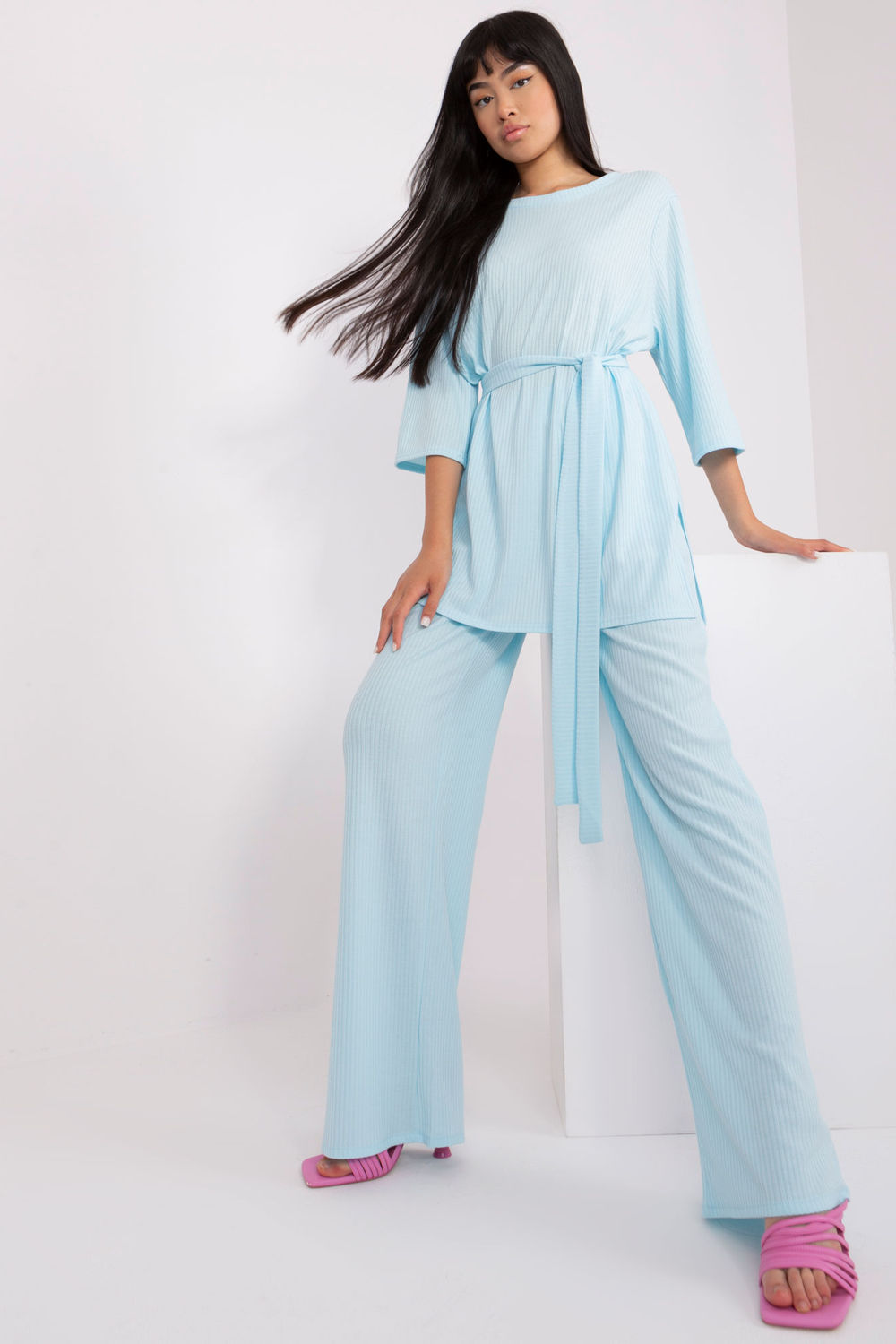 Spodnie Komplet Model LK-KMPL-509389.28P Light Blue - Lakerta - obrazek 2