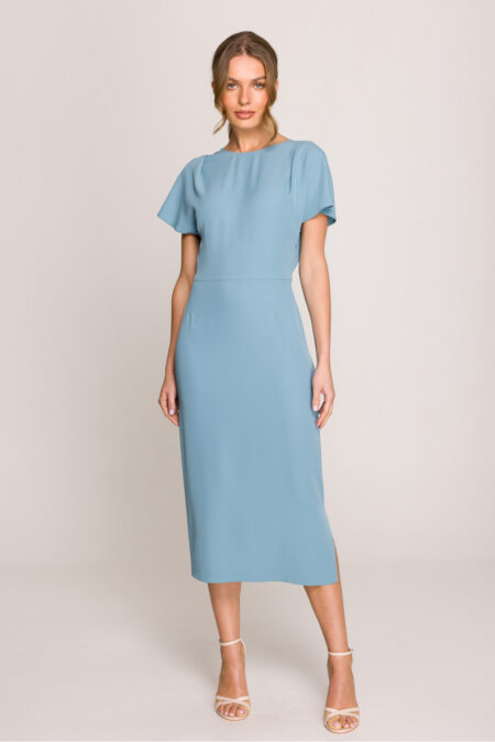 Sukienka Model S398 Cold Blue - Stylove