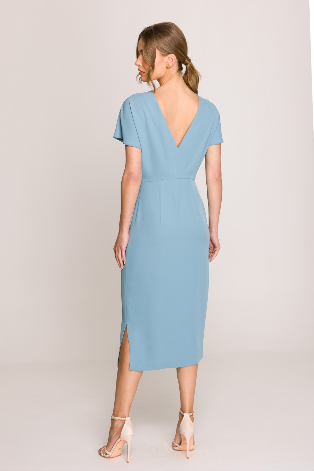 Sukienka Model S398 Cold Blue - Stylove - obrazek 2