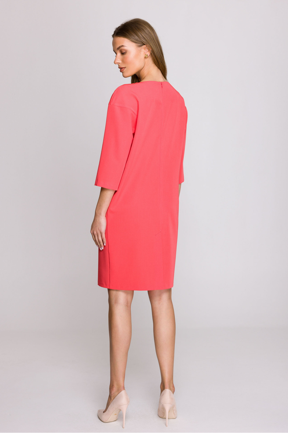 Sukienka Model S394 Coral - Stylove - obrazek 3