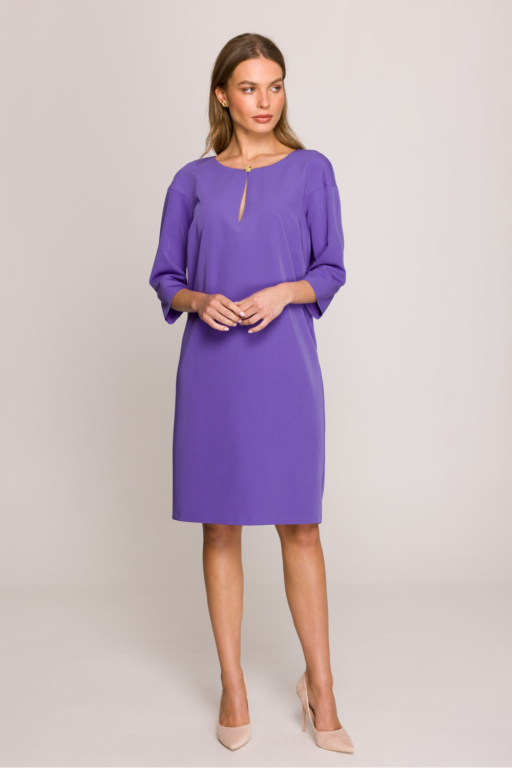 Sukienka Model S394 Violet - Stylove - obrazek 2