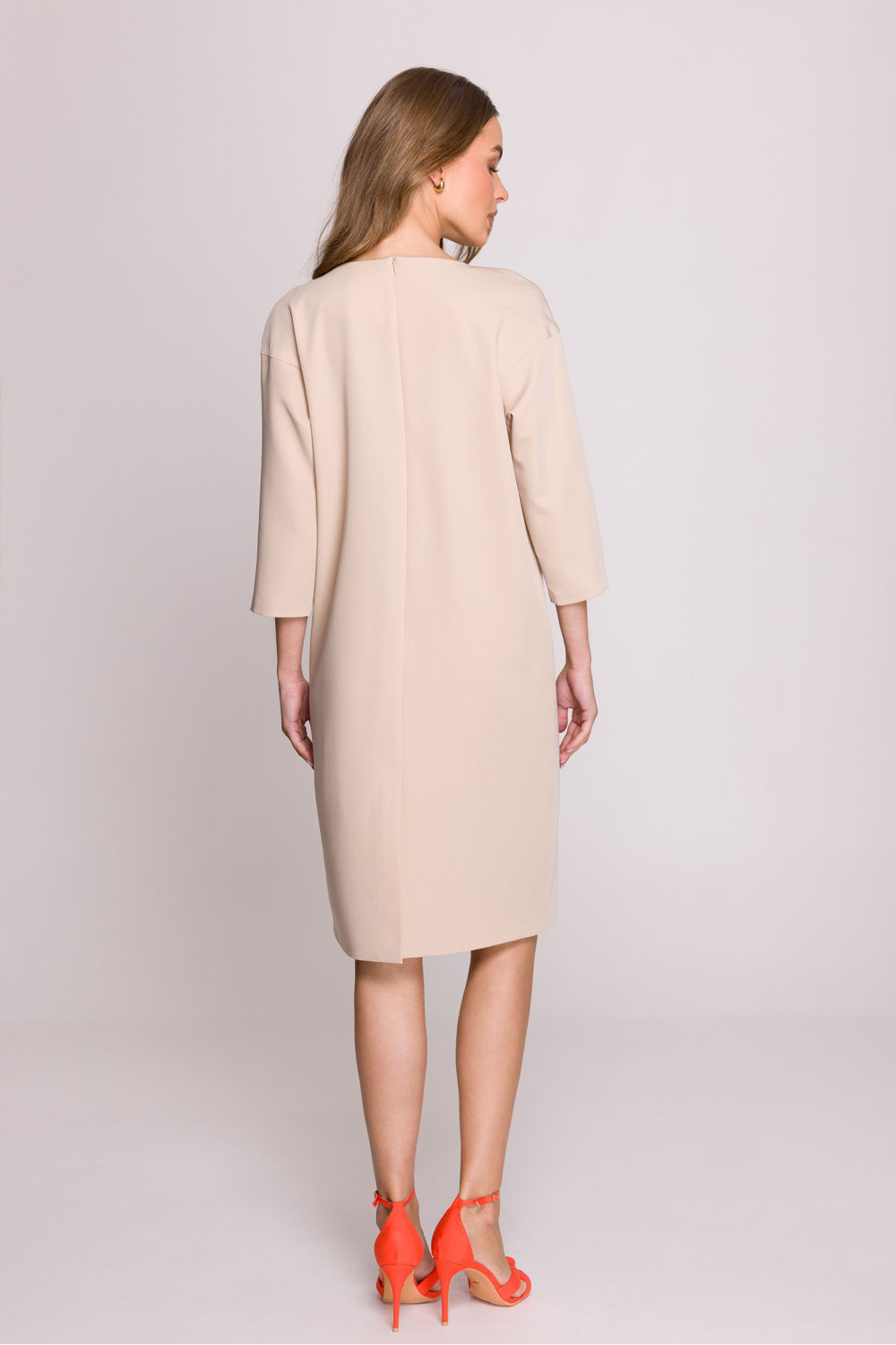 Sukienka Model S394 Beige - Stylove - obrazek 3